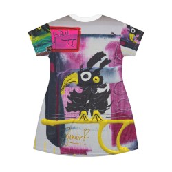 Feathered Dreams Tee Dress