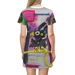 Feathered Dreams Tee Dress