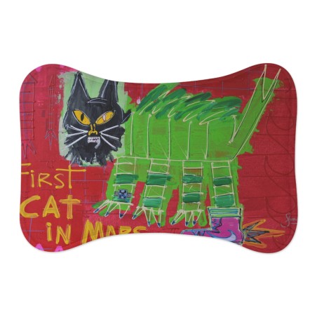 Martian Munchies Pet Feeding Mat