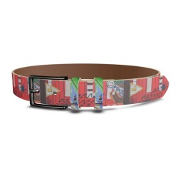 Red Hot at Augusta Napa Leather Belt by Junior Rodriguez