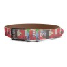 Red Hot at Augusta Napa Leather Belt by Junior Rodriguez