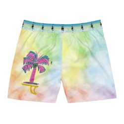 Junior's Sunrise Surf Tie-Dye Board Shorts