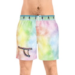 Junior's Sunrise Surf Tie-Dye Board Shorts