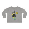 Shocked & Stylish: Electrocuted Bird Toddler Long Sleeve Tee